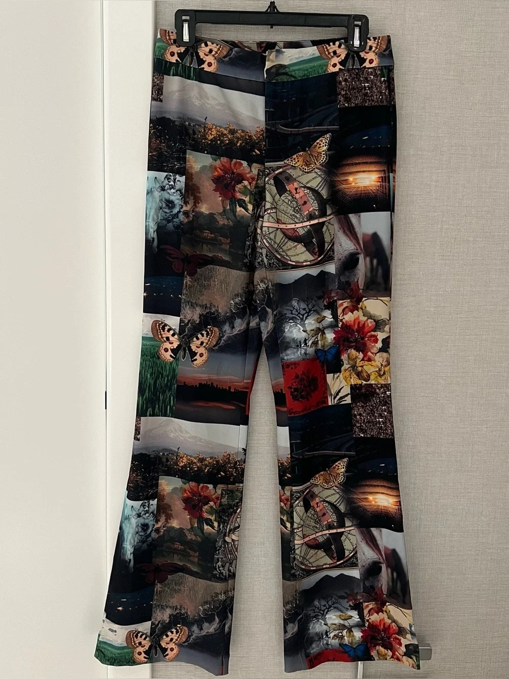 Alice + Olivia Livi Printed Trousers- Size 4; Excellent Condition